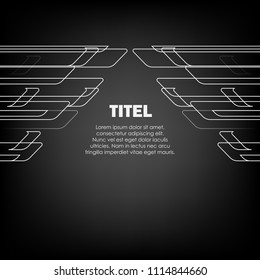 background abstract black and white text