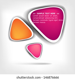 Background with abstract blank for text