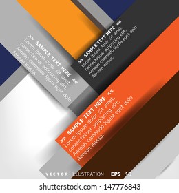 Background with abstract blank for text