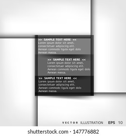 Background with abstract blank for text