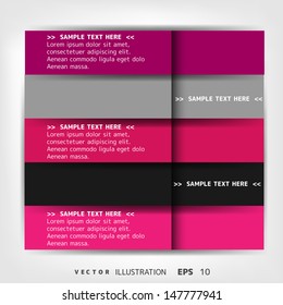 Background with abstract blank for text