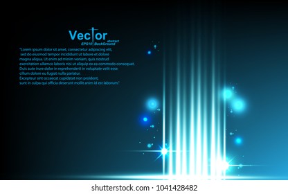 background abstract blue black layout light neon concept glow