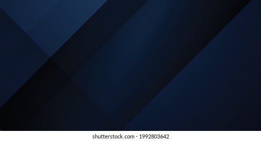 Background abstract in blue color with modern corporate concept. Blue dynamic tech background for banner, flier, presentation design. Overlap 3d geometric shapes vector illustration