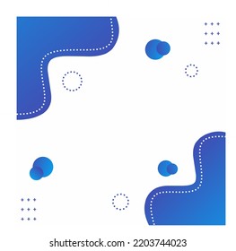 Background abstract blue color for template