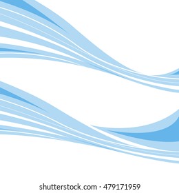 Background abstract blue flow 