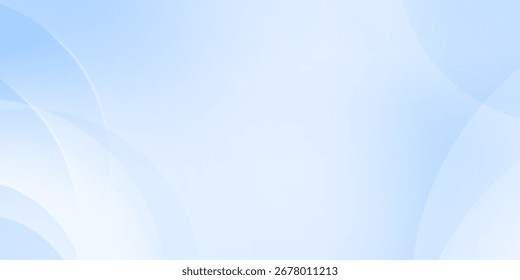 Fondo abstracto azul con esfera de Formas transparentes. Anuncio de Vector de gradiente ligero. Fondo desenfocado azul pastel. Bolsa de luz borrosa suave. Fondo de pantalla simple de color borroso