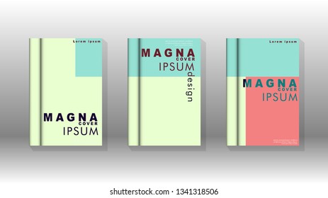 Background of abstract book cover layout. For brochures, magazines, vector templates, etc. Modern designs form geometric patterns in EPS 10