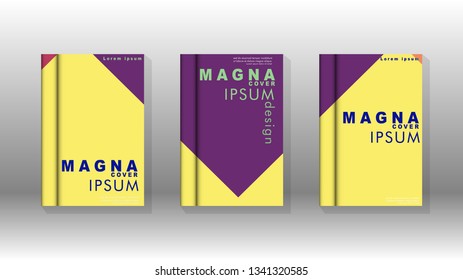 Background of abstract book cover layout. For brochures, magazines, vector templates, etc. Modern designs form geometric patterns in EPS 10