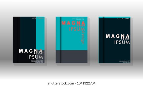 Background of abstract book cover layout. For brochures, magazines, vector templates, etc. Modern designs form geometric patterns in EPS 10