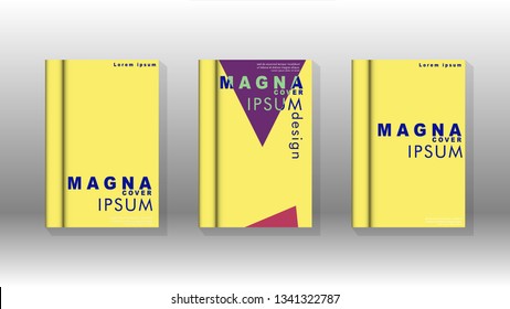 Background of abstract book cover layout. For brochures, magazines, vector templates, etc. Modern designs form geometric patterns in EPS 10