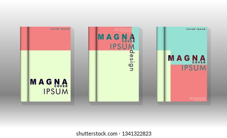 Background of abstract book cover layout. For brochures, magazines, vector templates, etc. Modern designs form geometric patterns in EPS 10