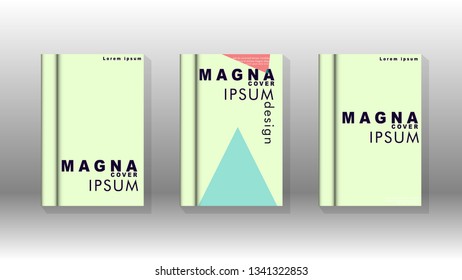 Background of abstract book cover layout. For brochures, magazines, vector templates, etc. Modern designs form geometric patterns in EPS 10
