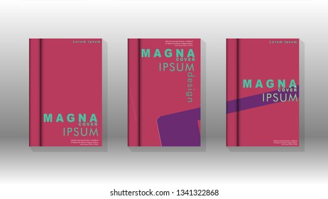 Background of abstract book cover layout. For brochures, magazines, vector templates, etc. Modern designs form geometric patterns in EPS 10