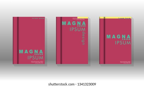 Background of abstract book cover layout. For brochures, magazines, vector templates, etc. Modern designs form geometric patterns in EPS 10