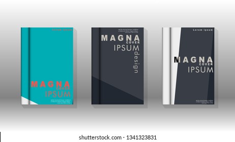 Background of abstract book cover layout. For brochures, magazines, vector templates, etc. Modern designs form geometric patterns in EPS 10
