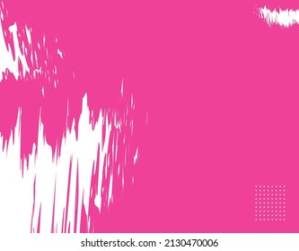 Pincel abstracto de fondo rosa blanco simple