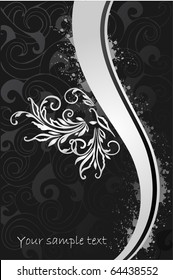 background with abstract  butterfly