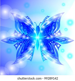Background Abstract Butterfly Vector