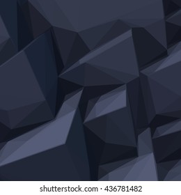 Background with abstract cartoon styled black cubes