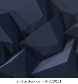 Background with abstract cartoon styled black cubes