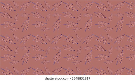 Background with Abstract Christmas Tree Pattern - Perfect for Festive Home Decorations and Holiday Party Decor