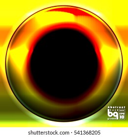 Background abstract circle glitch. Banner multicolor gradient. Vector illustration. Conceptual design. Geometric texture.
