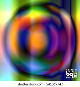 Background abstract circle glitch. Banner multicolor gradient. Vector illustration. Conceptual design. Geometric texture.