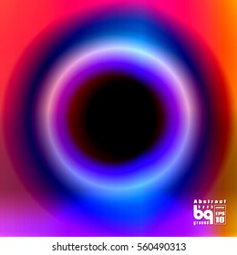 Background abstract circle glitch. Banner multicolor gradient. Vector illustration. Conceptual design. Geometric texture.