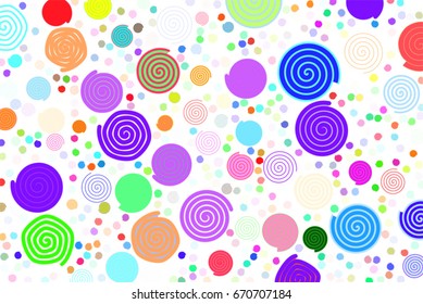 Background abstract circle pattern for design. No overlapping. Vector illustration graphic.