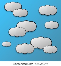 Background  abstract clouds  for screen 