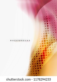 Background abstract color flow, liquid design, vector