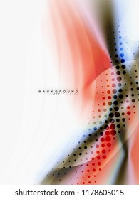 Background abstract color flow, liquid design, vector