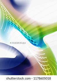 Abstrakter Hintergrundfarbfluss, flüssiger Aufbau, Vektorgrafik