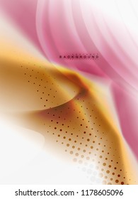 Background abstract color flow, liquid design, vector