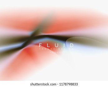Background abstract color flow, liquid design, vector