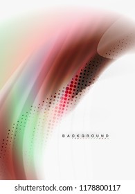 Background abstract color flow, liquid design, vector