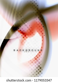 Background abstract color flow, liquid design, vector