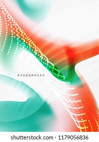 Background abstract color flow, liquid design, vector