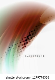 Background abstract color flow, liquid design, vector