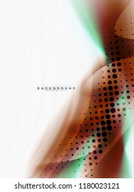 Background abstract color flow, liquid design, vector
