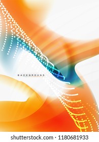 Background abstract color flow, liquid design, vector