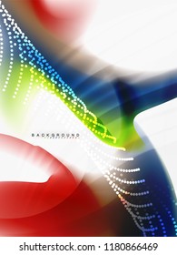 Abstrakter Hintergrundfarbfluss, flüssiger Aufbau, Vektorgrafik