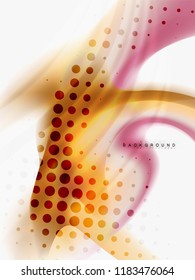Background abstract color flow, liquid design, vector
