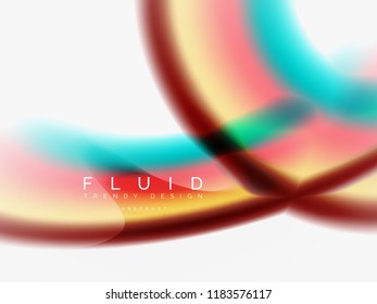Background abstract color flow, liquid design, vector