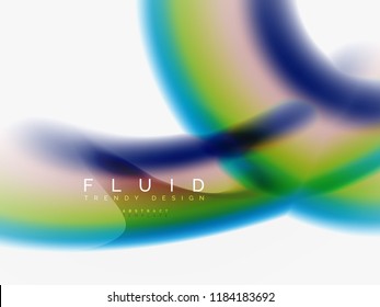 Background abstract color flow, liquid design, vector