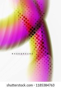 Background abstract color flow, liquid design, vector