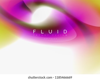 Abstrakter Hintergrundfarbfluss, flüssiger Aufbau, Vektorgrafik