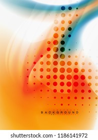 Background abstract color flow, liquid design, vector
