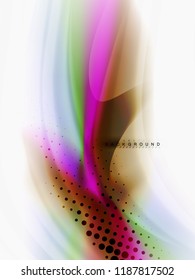 Background abstract color flow, liquid design, vector