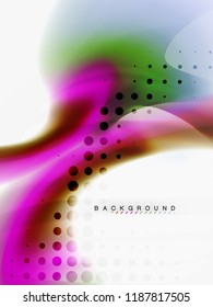 Background abstract color flow, liquid design, vector
